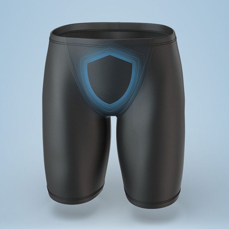 Men Boxers Shorts Silicone PU  - مراجعة Pouch Boxer Pouch وسعره