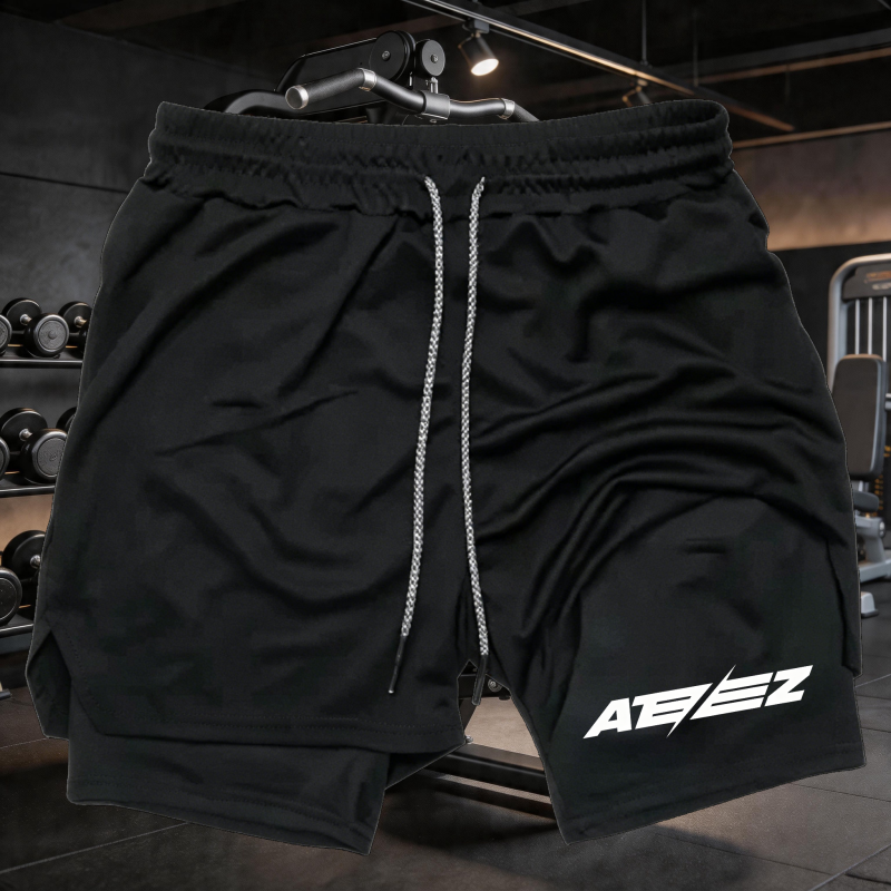 Cross Print 2 in 1 Workout Run - مراجعة Compression Shorts Athletes وسعره