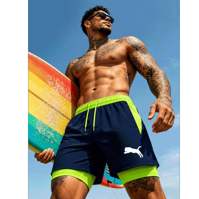 Men Running Cheetah Leopard Si - مراجعة Compression Shorts Athletes وسعره