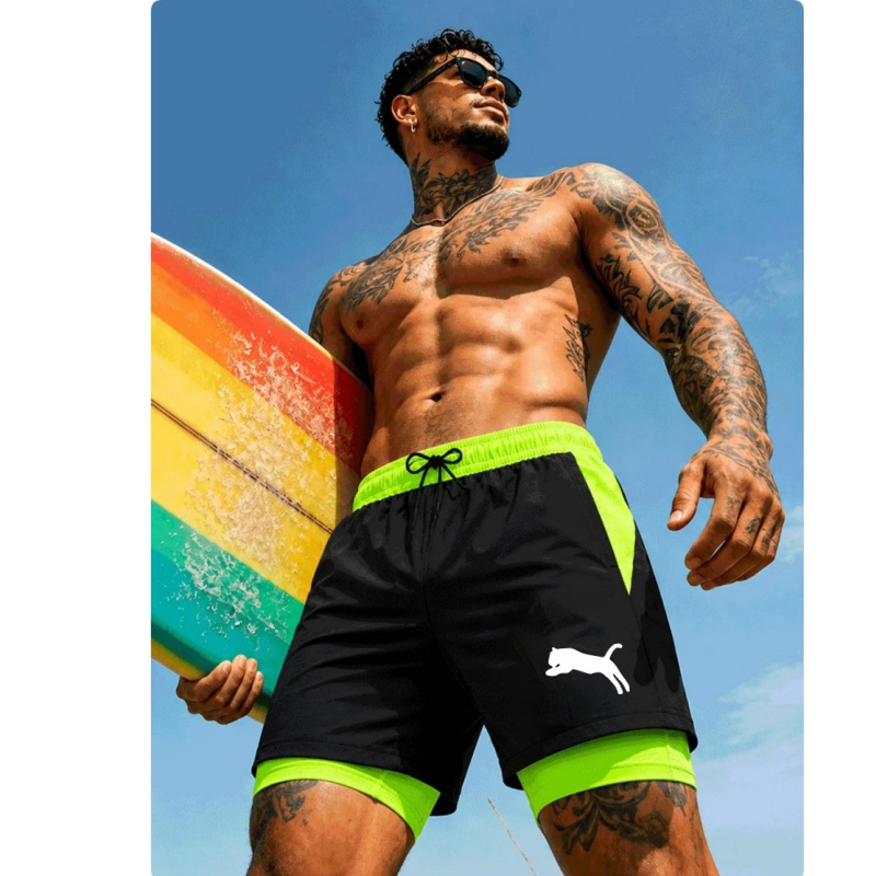 Men Running Cheetah Leopard Si - مراجعة Compression Shorts Athletes وسعره