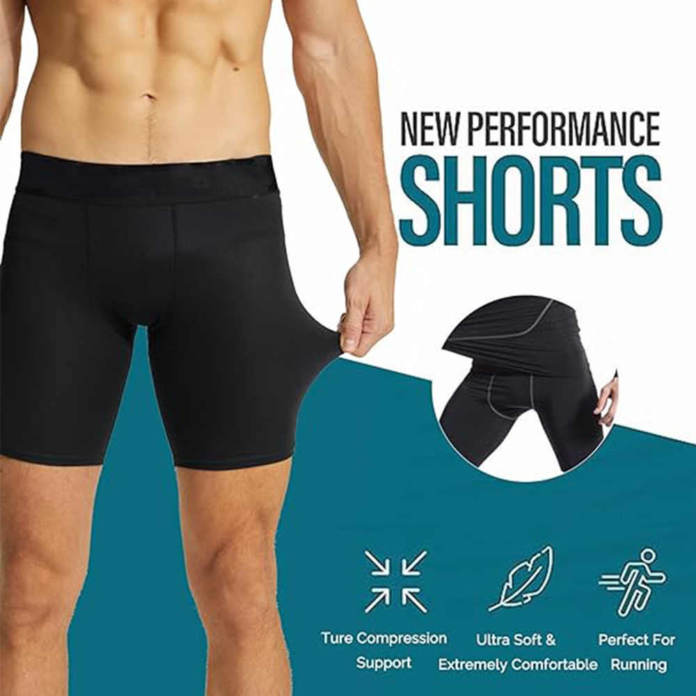 3 Pack Compression Shorts Men  - مراجعة Compression Shorts Athletes وسعره
