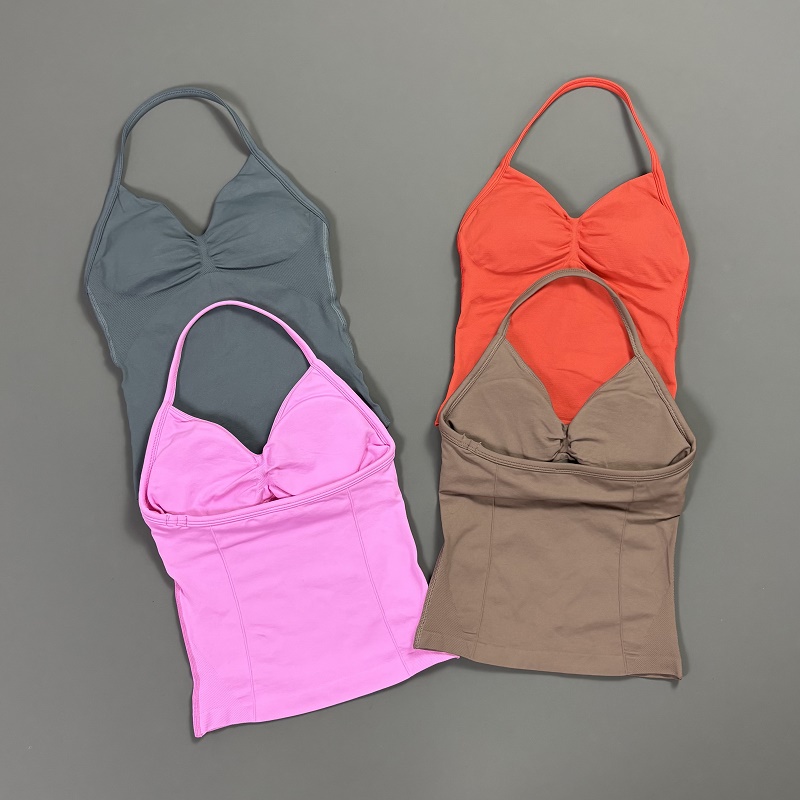 Sports Tank Top Women Halter V - مراجعة Suspender Tank Top وسعره