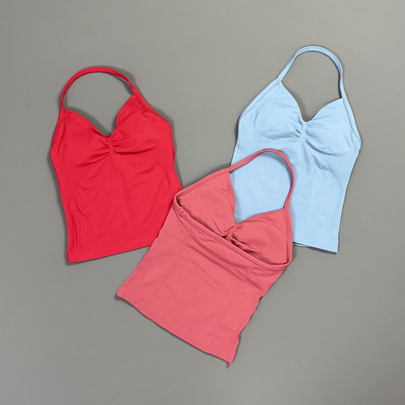 Sports Tank Top Women Halter V - مراجعة Suspender Tank Top وسعره