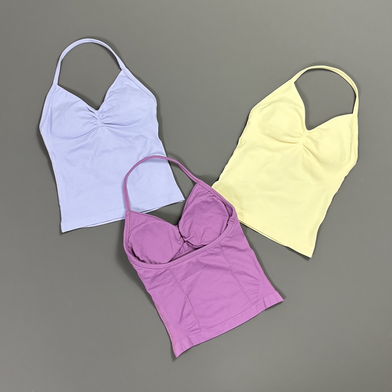 Sports Tank Top Women Halter V - مراجعة Suspender Tank Top وسعره
