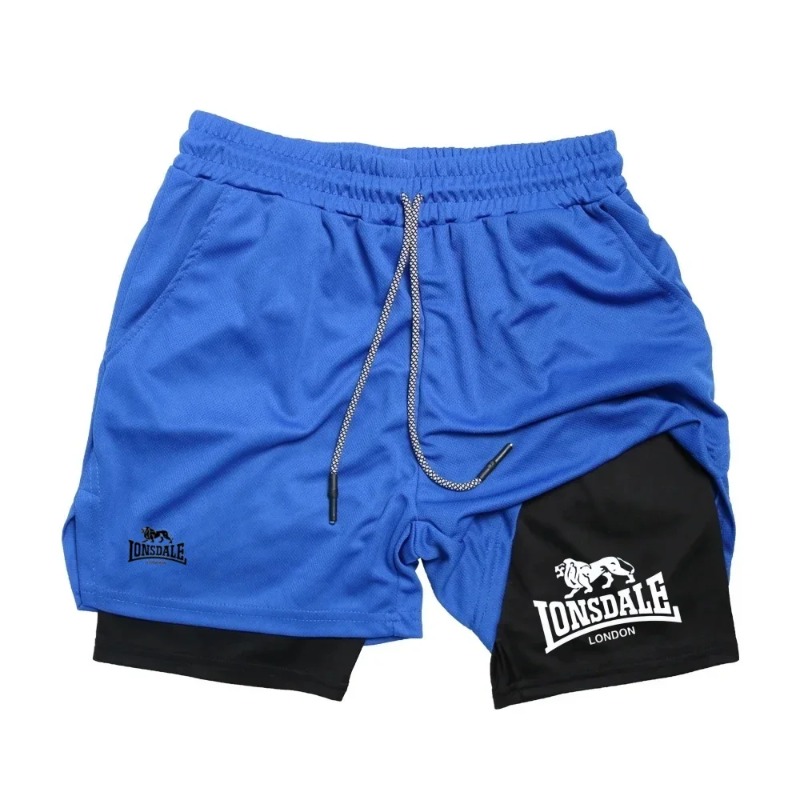 Print 2 in 1 Running Shorts fo - مراجعة Compression Shorts Athletes وسعره