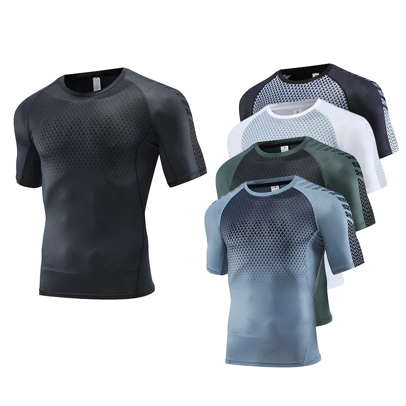Mens Sport Top for Fitness T-s - مراجعة T Shirt Tight Fit وسعره