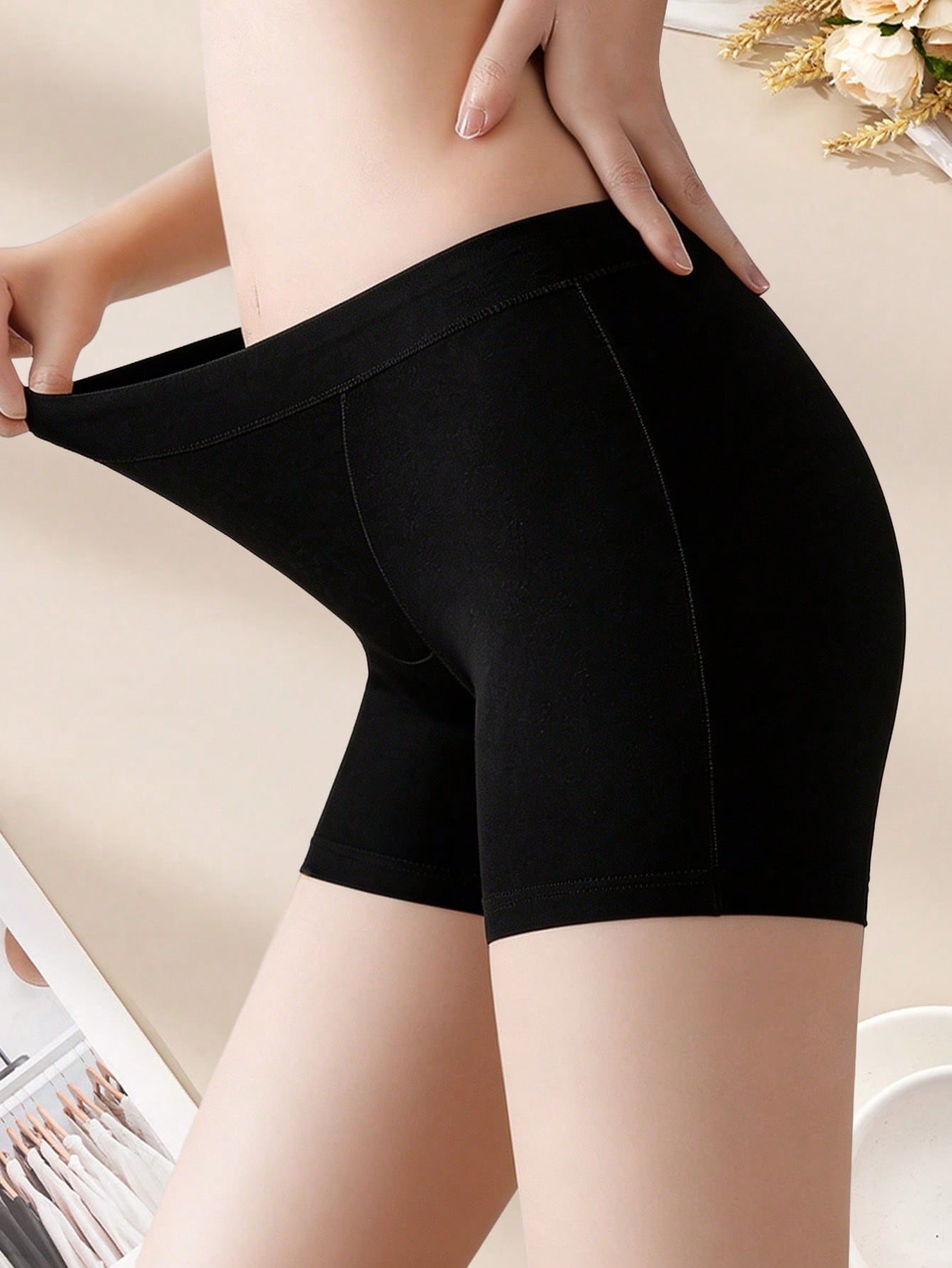 2PCS Cotton Safety Women's Sho - مراجعة Boxer Brief Pack Cotton وسعره
