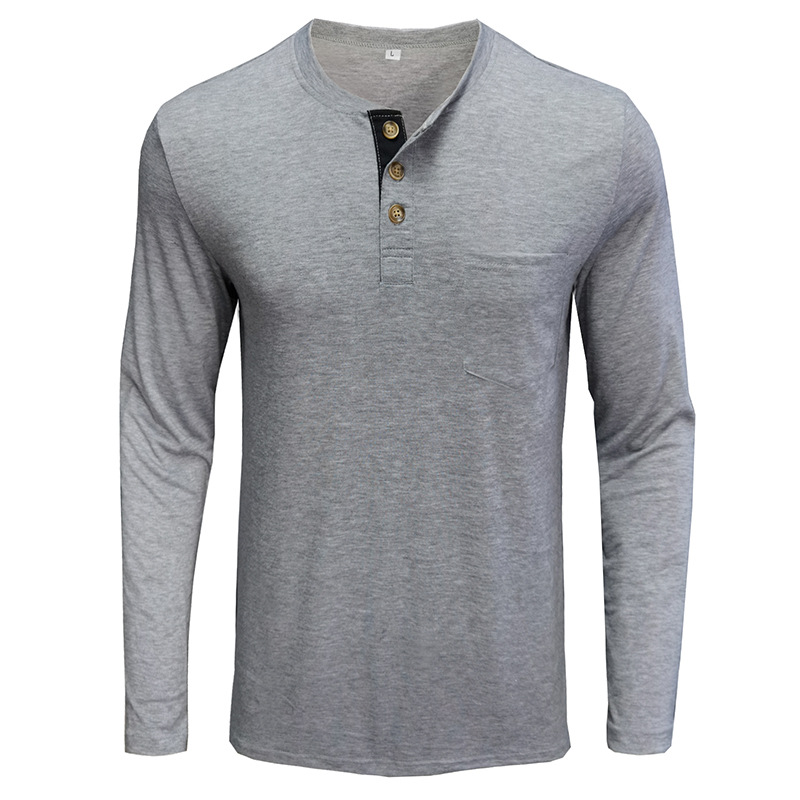 Men's Long Sleeve Henley Style - مراجعة Undershirt Crew Neck وسعره