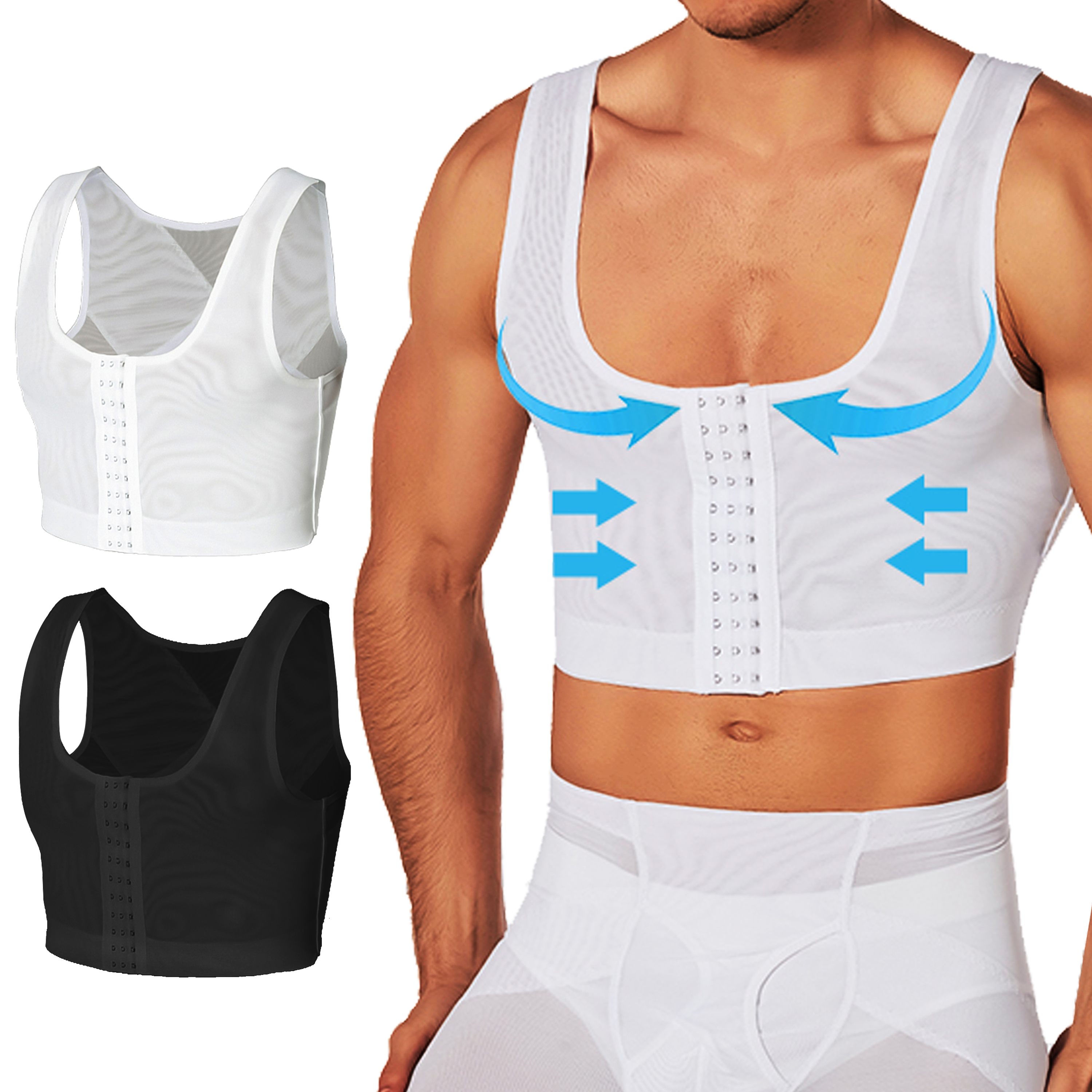 Men's Compression Corset Vest  - مراجعة Sleeveless Undershirt وسعره