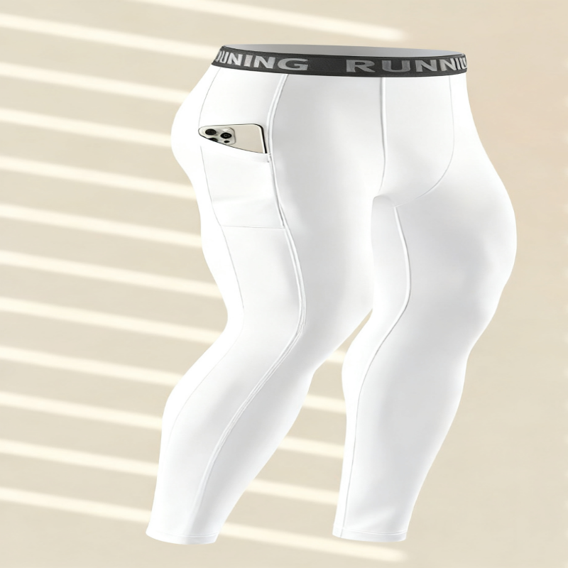 Men's Running Compression Tigh - مراجعة Compression Long Pant وسعره