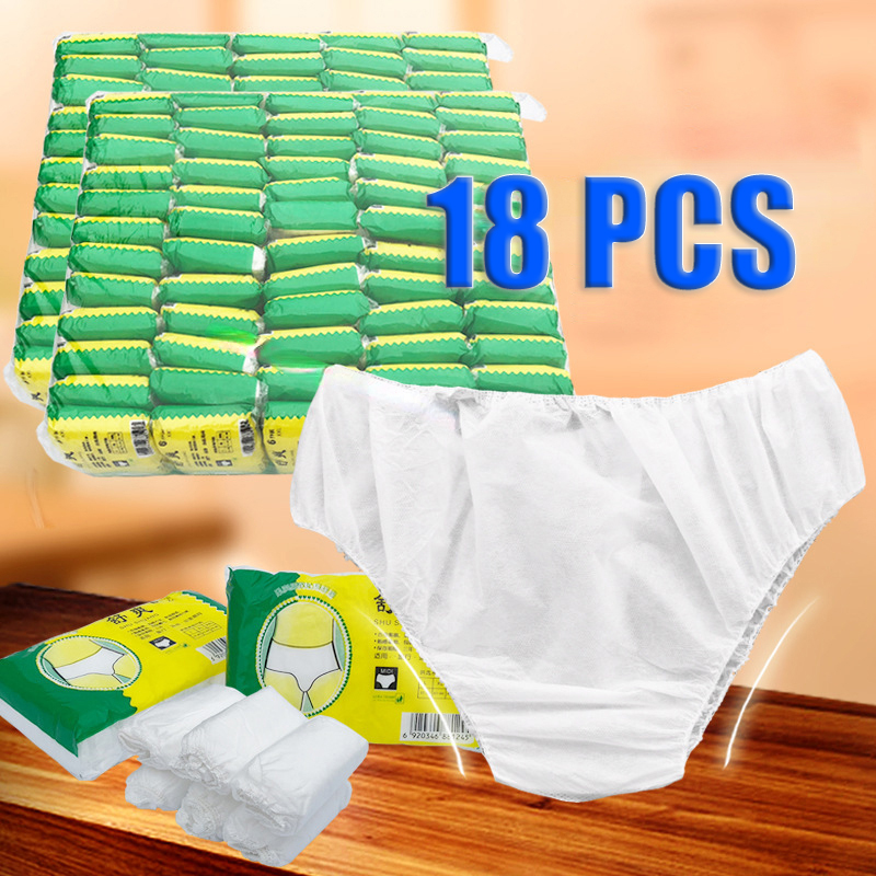 18Pcs/Set Unisex Disposable No - مراجعة Multi Pack Underwear وسعره