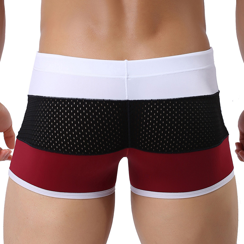 Men's 2026 Mesh Patchwork Boxe - مراجعة Mesh Sport Boxer وسعره