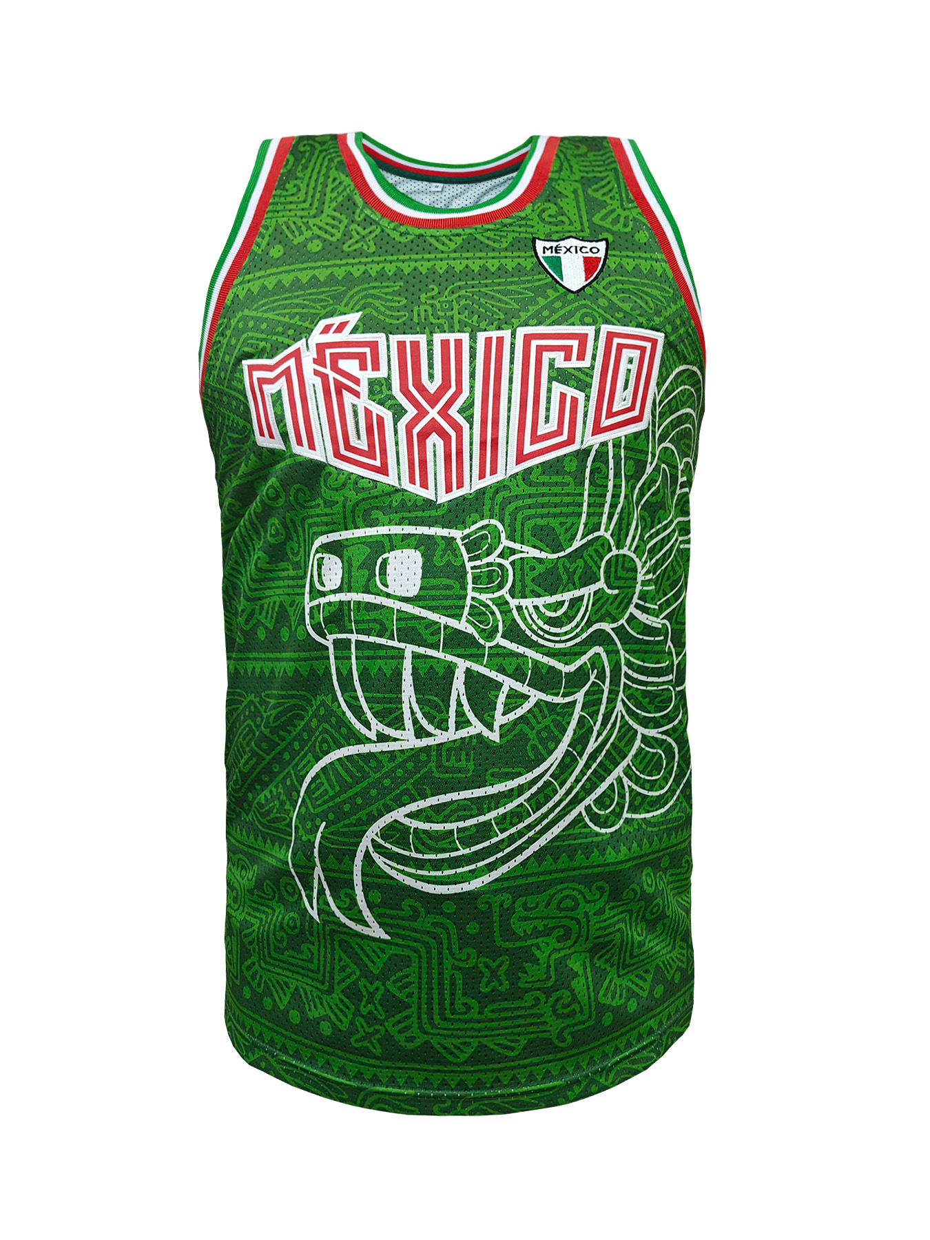 Mexico Embroidered Basketball  - مراجعة Sleeveless Undershirt وسعره