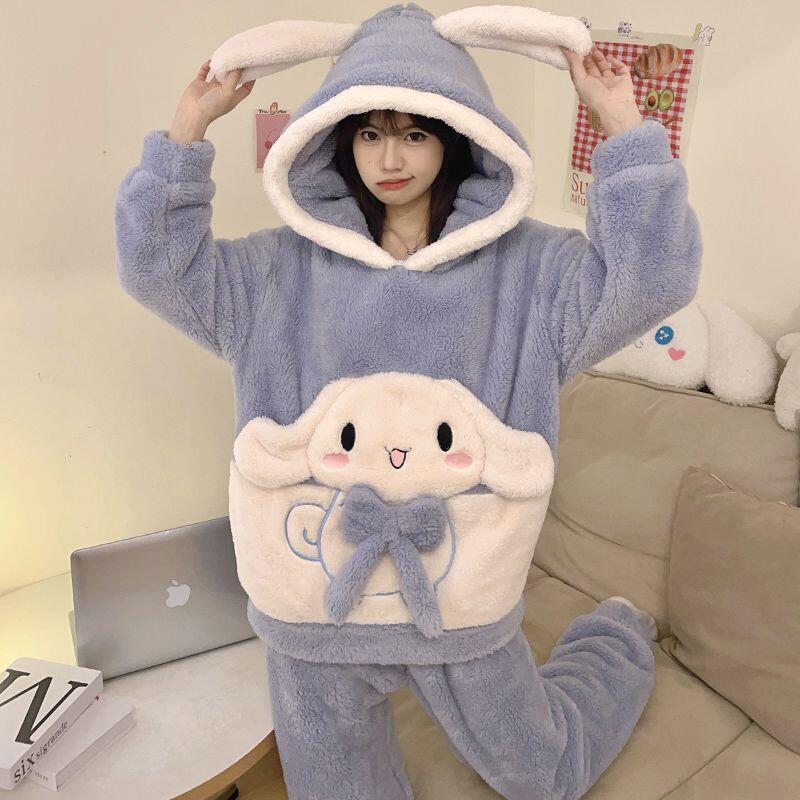 Sanrios Cinnamoroll Coral Velv - مراجعة Thermal Long John وسعره