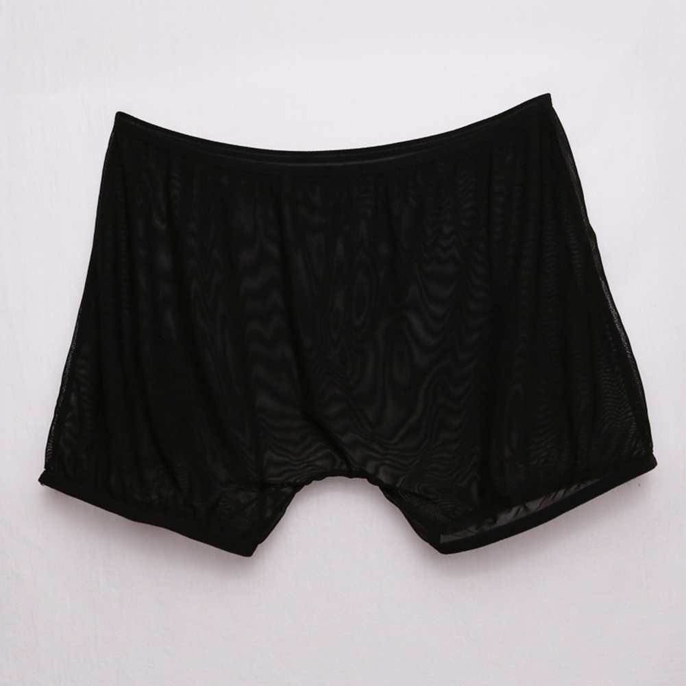 Sexy Men's Mesh See-Through Br - مراجعة Pouch Boxer Pouch وسعره