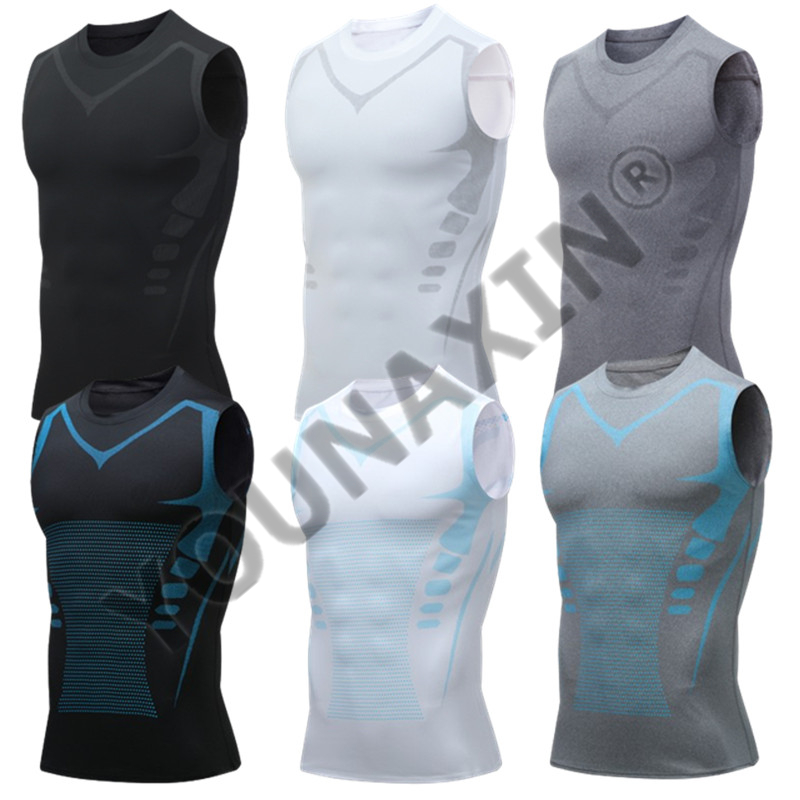 3 Pieces Men's Sleeveless T-Sh - مراجعة T Shirt Tight Fit وسعره