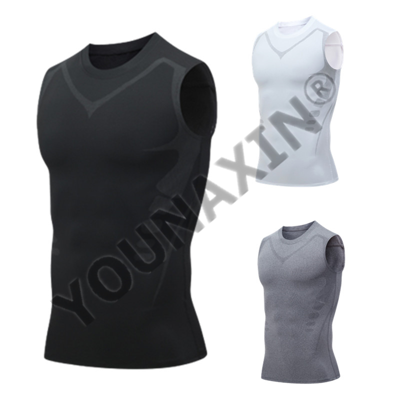 3 Pieces Men's Sleeveless T-Sh - مراجعة T Shirt Tight Fit وسعره